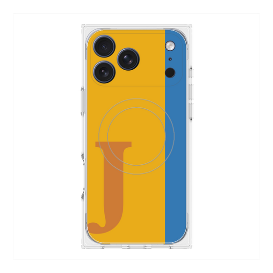 Premium Square Case with MagSafe［ Original - initial color line - J orange ］