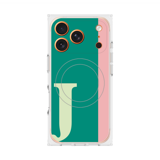 Premium Square Case with MagSafe［ Original - initial color line - J green ］