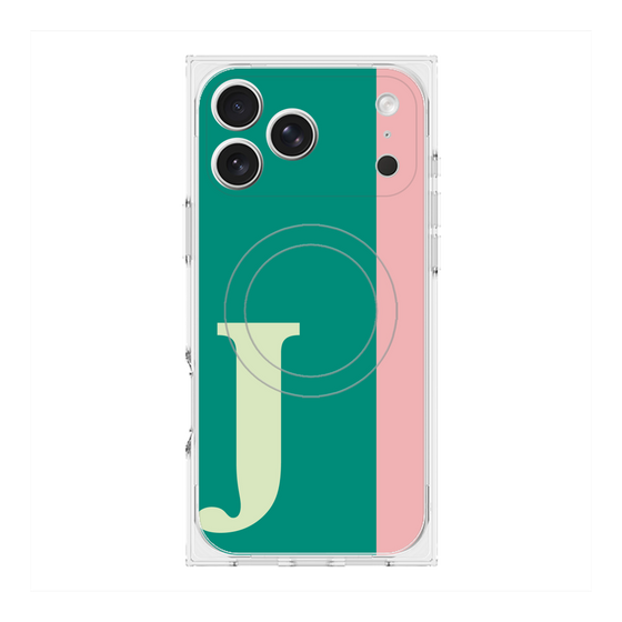 Premium Square Case with MagSafe［ Original - initial color line - J green ］