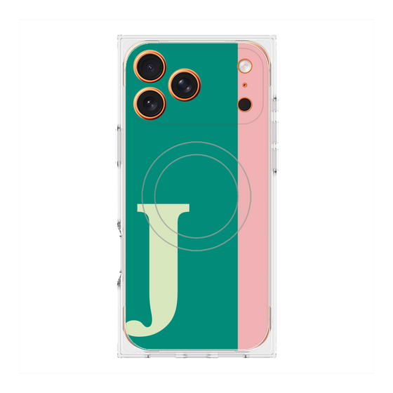 Premium Square Case with MagSafe［ Original - initial color line - J green ］