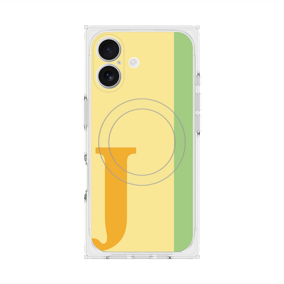 Premium Square Case with MagSafe［ Original - initial color line - J yellow ］