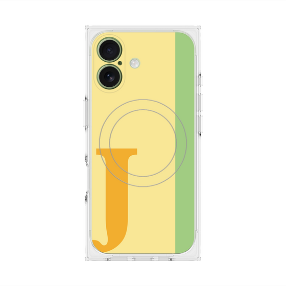 Premium Square Case with MagSafe［ Original - initial color line - J yellow ］