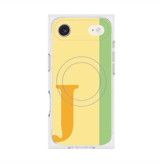 Premium Square Case with MagSafe［ Original - initial color line - J yellow ］