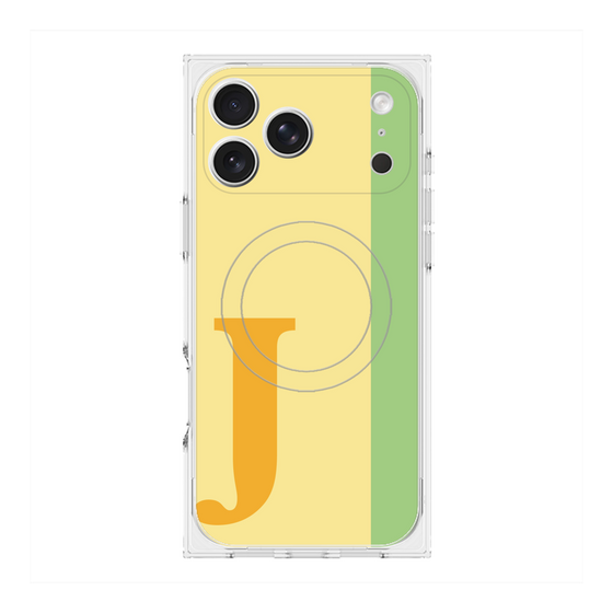 Premium Square Case with MagSafe［ Original - initial color line - J yellow ］