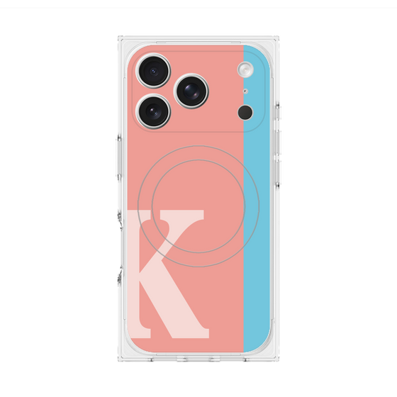 Premium Square Case with MagSafe［ Original - initial color line - K pink ］