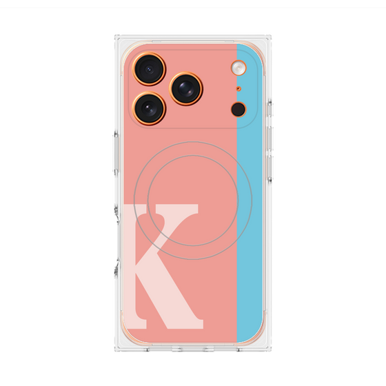 Premium Square Case with MagSafe［ Original - initial color line - K pink ］