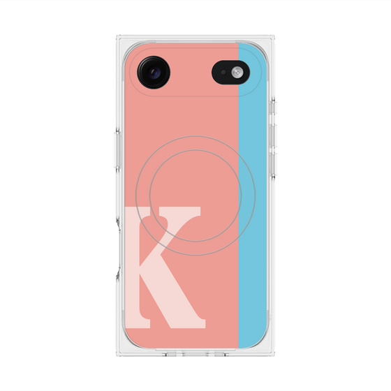 Premium Square Case with MagSafe［ Original - initial color line - K pink ］