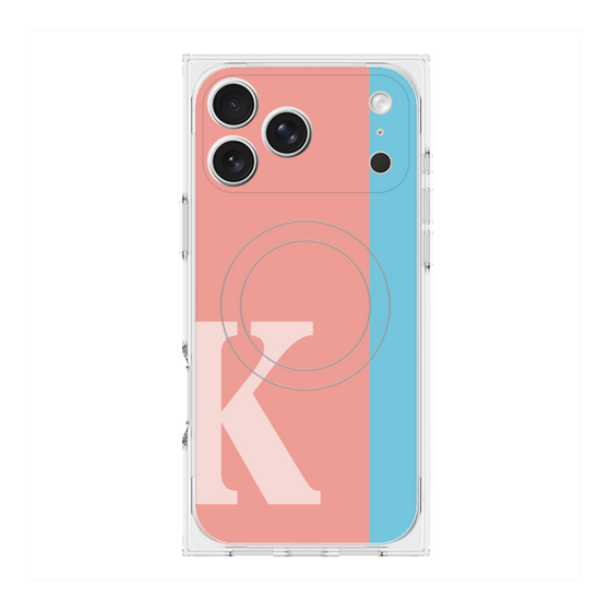 Premium Square Case with MagSafe［ Original - initial color line - K pink ］