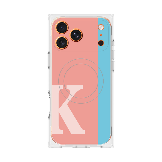 Premium Square Case with MagSafe［ Original - initial color line - K pink ］