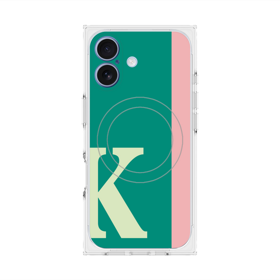 Premium Square Case with MagSafe［ Original - initial color line - K green ］