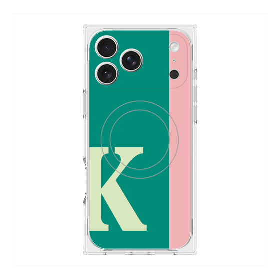 Premium Square Case with MagSafe［ Original - initial color line - K green ］