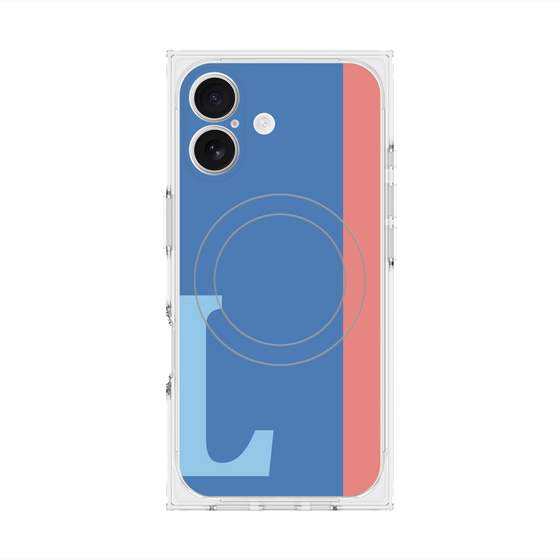 Premium Square Case with MagSafe［ Original - initial color line - L blue ］