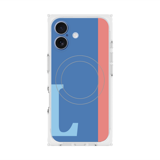 Premium Square Case with MagSafe［ Original - initial color line - L blue ］