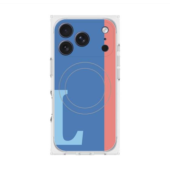 Premium Square Case with MagSafe［ Original - initial color line - L blue ］