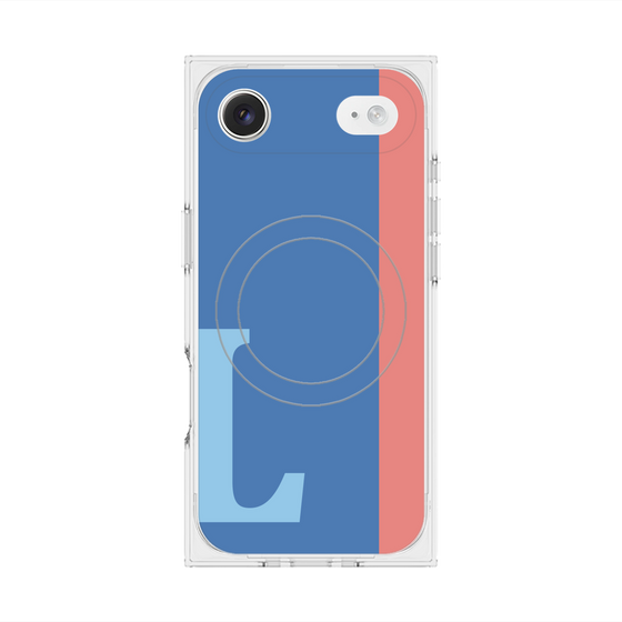 Premium Square Case with MagSafe［ Original - initial color line - L blue ］