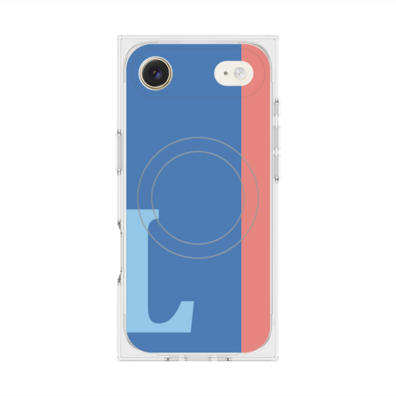 Premium Square Case with MagSafe［ Original - initial color line - L blue ］