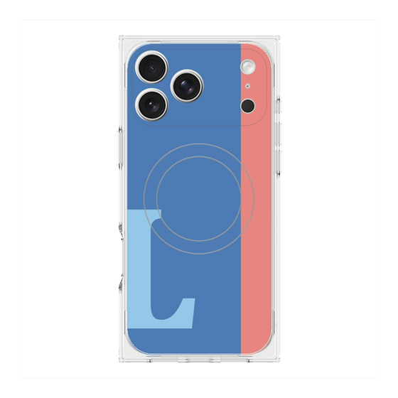 Premium Square Case with MagSafe［ Original - initial color line - L blue ］