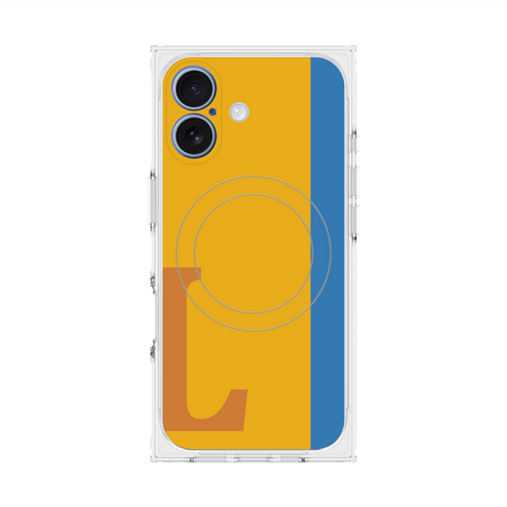 Premium Square Case with MagSafe［ Original - initial color line - L orange ］