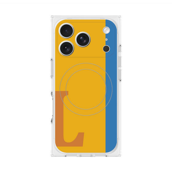 Premium Square Case with MagSafe［ Original - initial color line - L orange ］