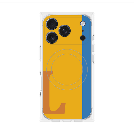 Premium Square Case with MagSafe［ Original - initial color line - L orange ］