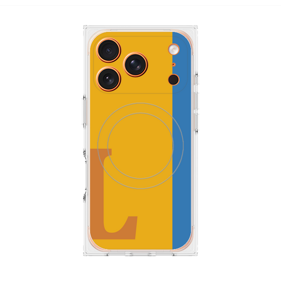 Premium Square Case with MagSafe［ Original - initial color line - L orange ］