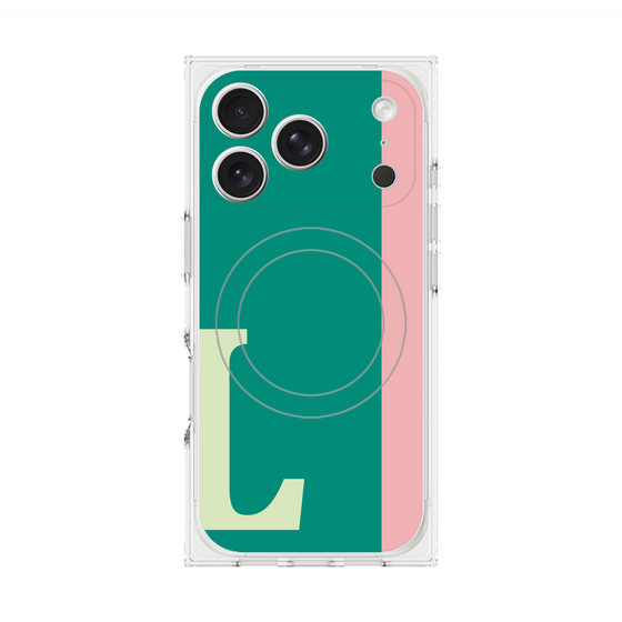 Premium Square Case with MagSafe［ Original - initial color line - L green ］