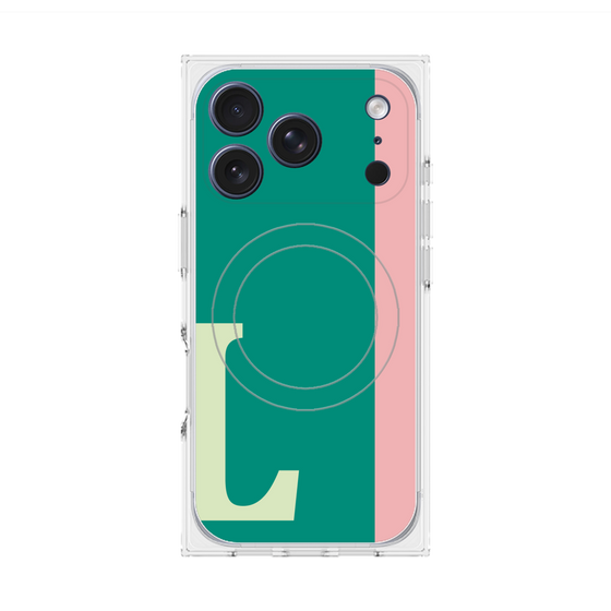 Premium Square Case with MagSafe［ Original - initial color line - L green ］