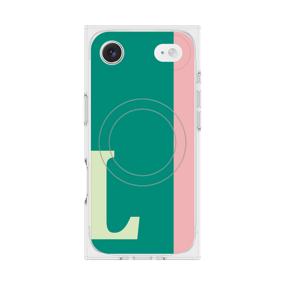 Premium Square Case with MagSafe［ Original - initial color line - L green ］