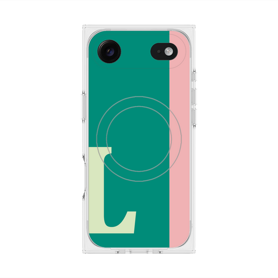 Premium Square Case with MagSafe［ Original - initial color line - L green ］