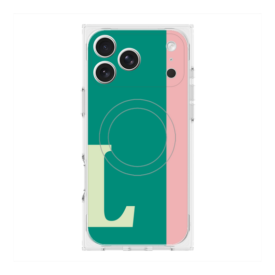 Premium Square Case with MagSafe［ Original - initial color line - L green ］