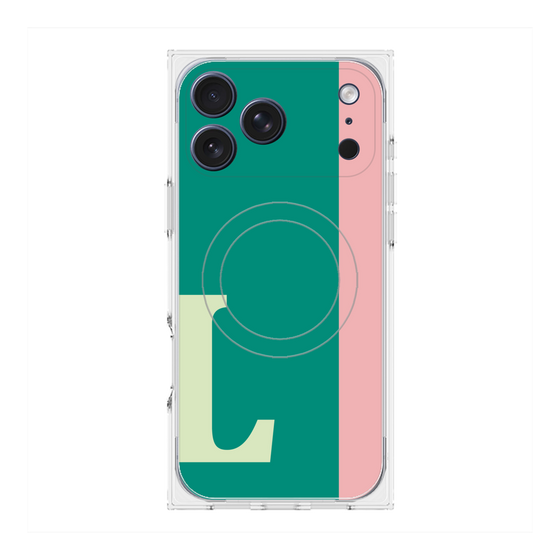 Premium Square Case with MagSafe［ Original - initial color line - L green ］