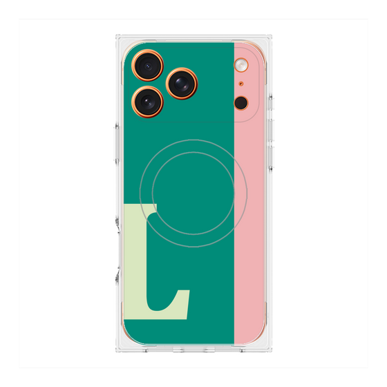 Premium Square Case with MagSafe［ Original - initial color line - L green ］