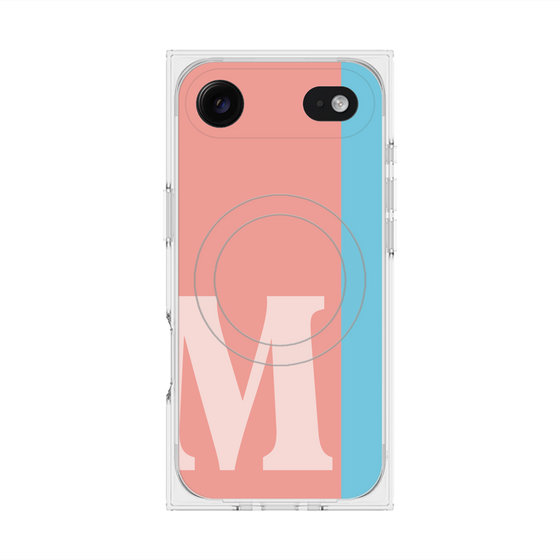 Premium Square Case with MagSafe［ Original - initial color line - M pink ］