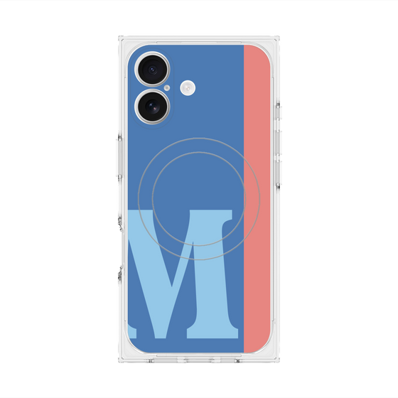 Premium Square Case with MagSafe［ Original - initial color line - M blue ］