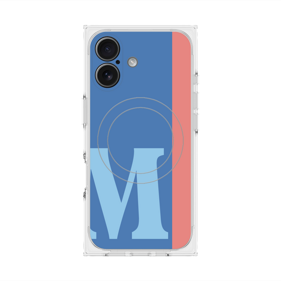 Premium Square Case with MagSafe［ Original - initial color line - M blue ］