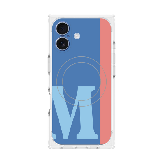 Premium Square Case with MagSafe［ Original - initial color line - M blue ］