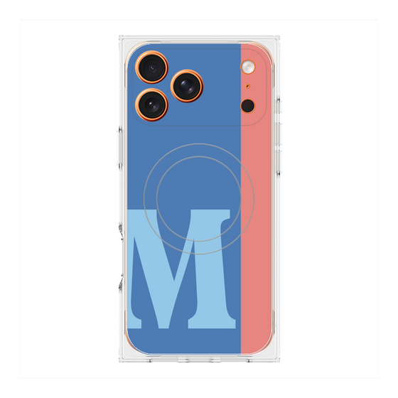 Premium Square Case with MagSafe［ Original - initial color line - M blue ］