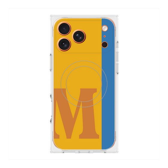 Premium Square Case with MagSafe［ Original - initial color line - M orange ］