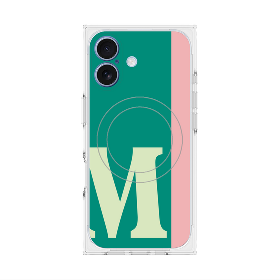 Premium Square Case with MagSafe［ Original - initial color line - M green ］