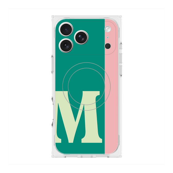 Premium Square Case with MagSafe［ Original - initial color line - M green ］