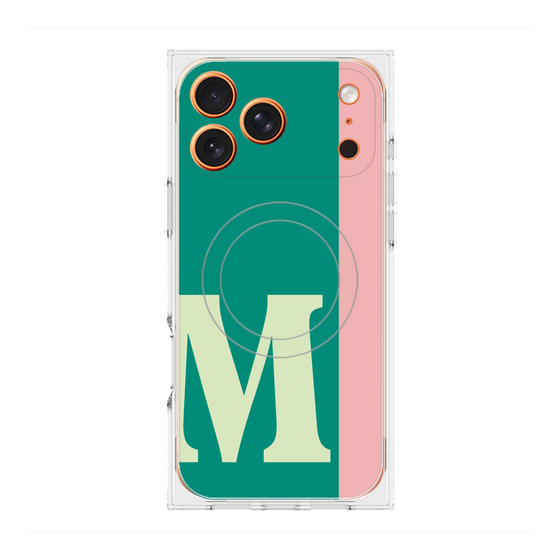 Premium Square Case with MagSafe［ Original - initial color line - M green ］