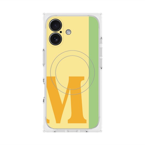 Premium Square Case with MagSafe［ Original - initial color line - M yellow ］