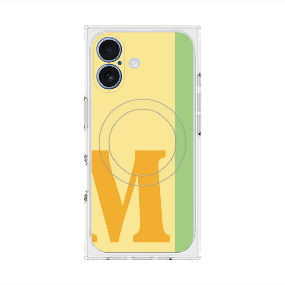 Premium Square Case with MagSafe［ Original - initial color line - M yellow ］