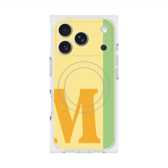 Premium Square Case with MagSafe［ Original - initial color line - M yellow ］
