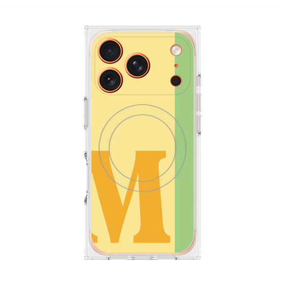 Premium Square Case with MagSafe［ Original - initial color line - M yellow ］