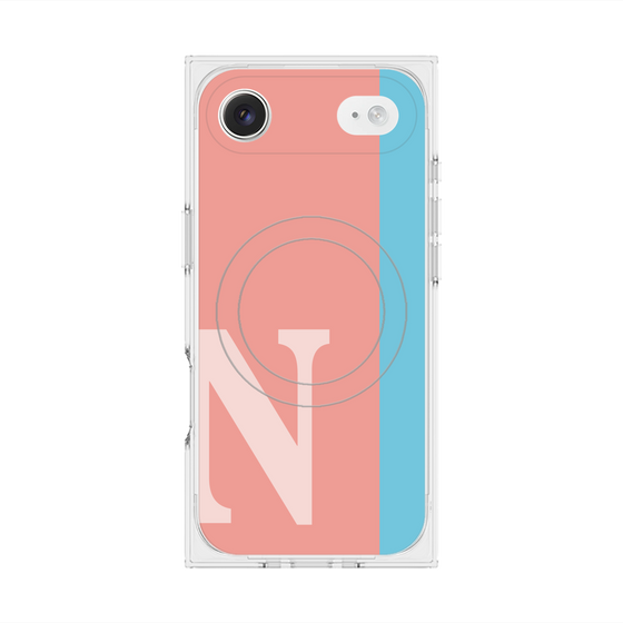 Premium Square Case with MagSafe［ Original - initial color line - N pink ］