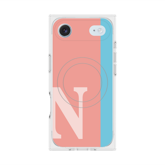 Premium Square Case with MagSafe［ Original - initial color line - N pink ］