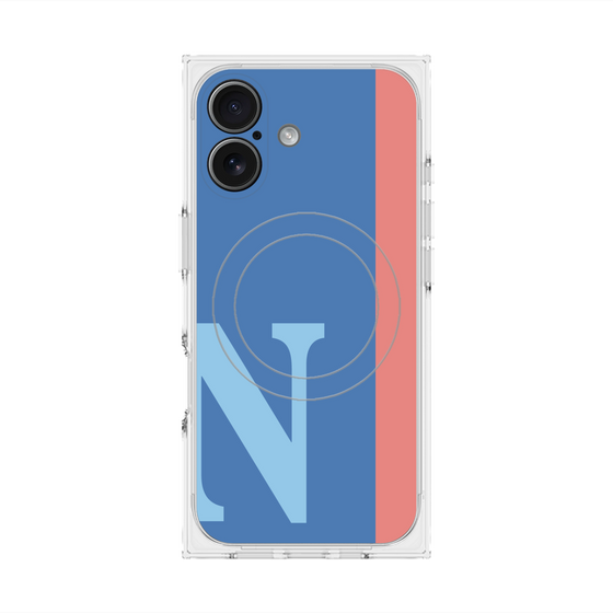 Premium Square Case with MagSafe［ Original - initial color line - N blue ］