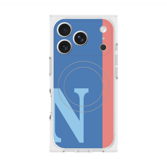 Premium Square Case with MagSafe［ Original - initial color line - N blue ］