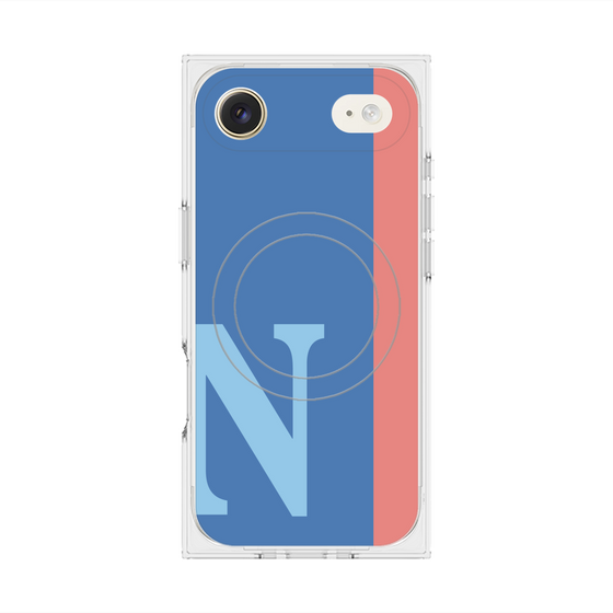 Premium Square Case with MagSafe［ Original - initial color line - N blue ］